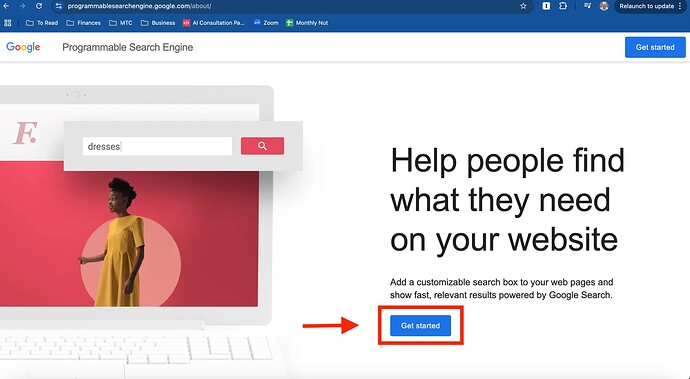 google's programmable search engine