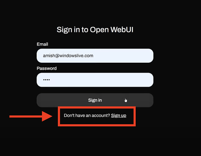 signup